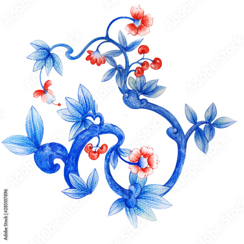 watercolor for creating pattern