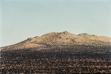California Desert Mountain Shot On Film