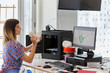 © ALTO IMAGES/Stocksy - Student Examining 3D Model By Computer At Desk