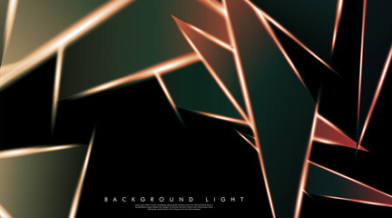 Wall Mural - modern technology design with a backdrop of luminous triangles. vector illustration that is suitable