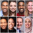 © Djomas - Beautiful multicultural ethnicities from different people around the world
