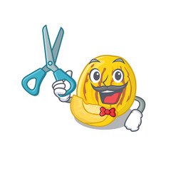 Sticker - Barber pepino melon isolated in the mascot