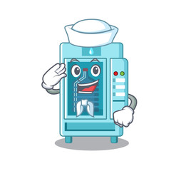 Wall Mural - Sailor water vending machine in mascot shape