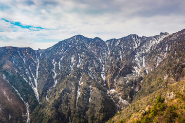 Wall Mural - Cang Mountain (Cangshan Mountain). It is a mountain range immediately west of Dali City in Yunnan province of Southwest China.