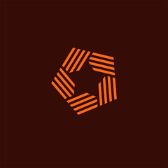 Wall Mural - star logo element vector emblem modern design