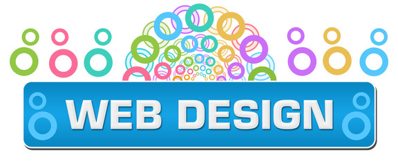 Web Design Colorful Circular Rings Top 