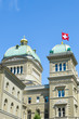 The Parliament Building in Bern, Switzerland. Seat of the Swiss Parliament. The Swiss federal government headquarters. The National Council and Council of States convene for regular sessions there