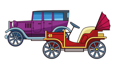 Sticker - Vintage and classic cars vehicles