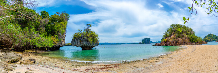 Wall Mural - Blue water at Koh Phak Bia, Krabi Province, Thailand