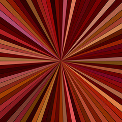 Wall Mural - Brown geometrical abstract star burst background - vector graphic from striped rays