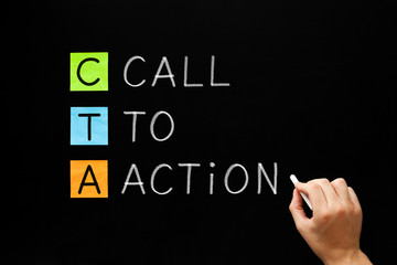 Wall Mural - CTA - Call To Action Marketing Concept