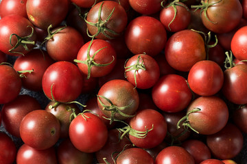 Canvas Print - Raw Red Heirloom Cherry Tomatoes