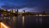 Fototapeta  - Long Exposure of NYC from the Water