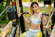 © fotofabrika - Woman working out in an outdoor gym