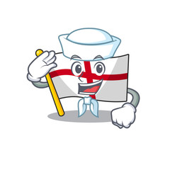 Poster - Sailor flag england isolated in the mascot