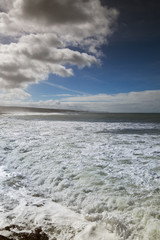 Wall Mural - Atlantic ocean coast next to Ericeira, Portugal.