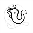 © Ajay Shrivastava - Ganesha The Lord Of Wisdom Calligraphic Style