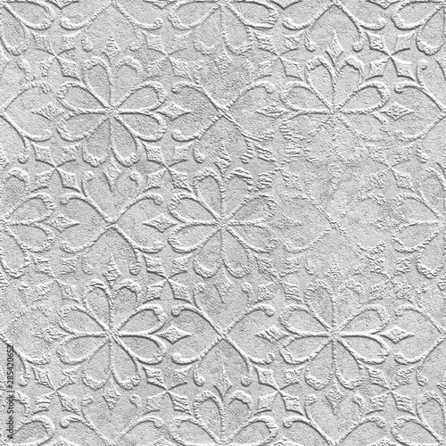 Dekoracja na wymiar  tynk-sciana-bezszwowa-tekstura-z-wzorem-kwiatow-ilustracja-3d