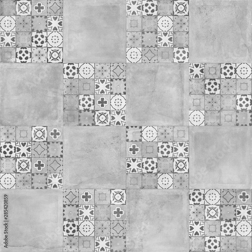 Naklejka na kafelki retro tile and concrete texture