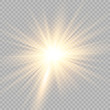 © Vitalii - Glow light effect, explosion, glitter, spark, sun flash. Vector illustration.
