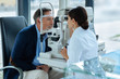 © Viacheslav Yakobchuk - Nice aged man having his eyesight checked
