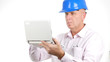 © EuStock - Image with Busy Engineer Using Laptop Communication