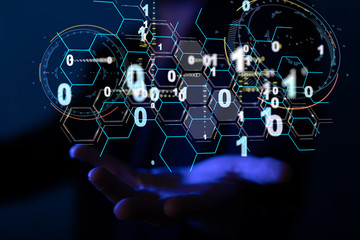 software, web development, programming concept. abstract programming