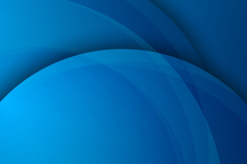 Wall Mural - abstract blue background, circular overlay