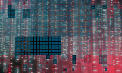 software, web development, programming concept. abstract programming