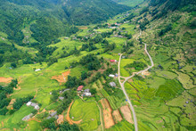 Beautiful Rice Terraced Agriculture Field With Small Village In SA PA The Travel Destination At Northwest Vietnam