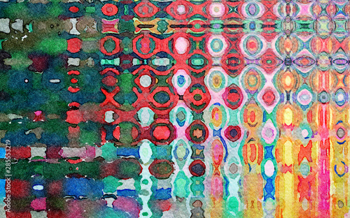 Colorful oil painting abstract art texture with brush strokes. Vintage Style ...