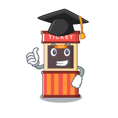 Sticker - Graduation ticket booth in the cartoon shape