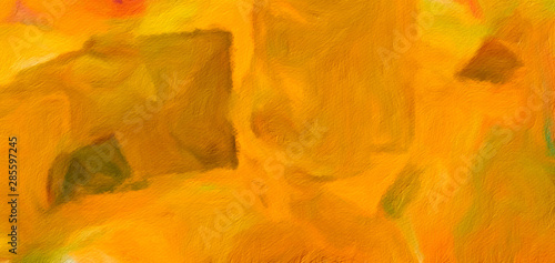 Large watercolor paint strokes on canvas. Simple modern art drawing. Multicol...