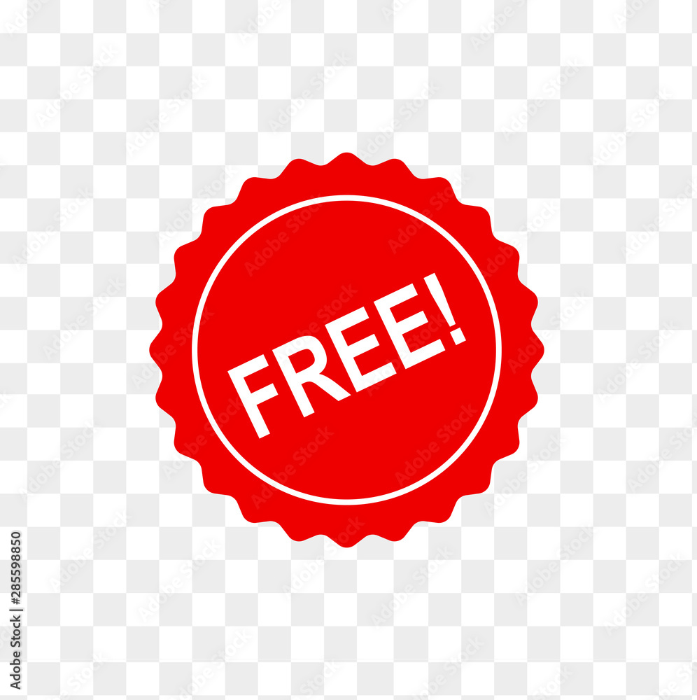Sticker sign button free icon Free sticker, badge, tag Stock ...