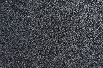 A new dark grey asphalt pavement texture.