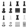 © pandavector - Vector design of checkmate and thin sign. Collection of checkmate and target stock symbol for web.