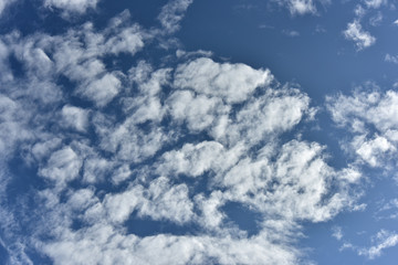 The sky with beautiful clouds