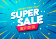 Vector illustration Sale banner template design, Big sale special up to 80% off. Super Sale, end of season special offer banner. 