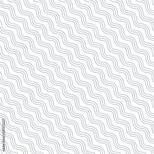 Monochrome line seamless patterns. Vector geometric background