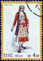 Sticker - Woman from Epirus, Souli (Greece 1973)