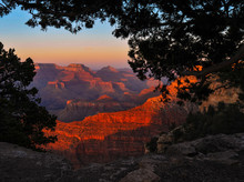 Grand Canyon At Sunset