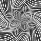 Fototapeta Do przedpokoju - Grey hypnotic abstract swirl stripe background - vector curved ray burst graphic design