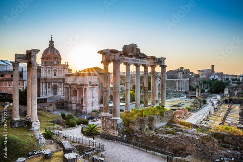 Roman Forum At Sunrise Wallpaper Mural