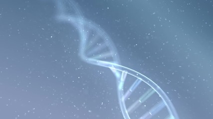 Wall Mural - DNA Strand Genome Medical Science image background