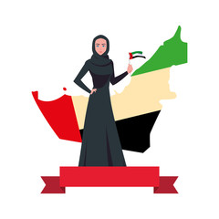 Sticker - united arab emirates national day