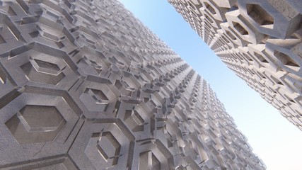 Poster - abstrack background 3d model rendering