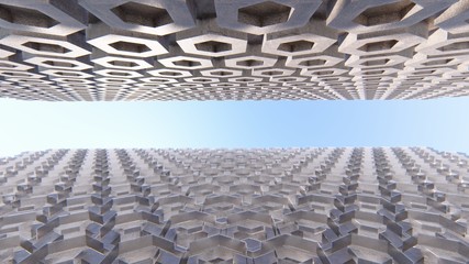 Poster - abstrack background 3d model rendering