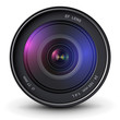 © Cobalt - Camera photo lens, 3D vector icon.