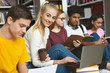 © Prostock-studio - International students getting ready for exams at campus
