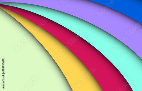 Abstract background colorful waves